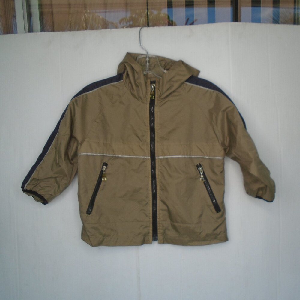 Andy Johns Kids Lightweight Full-Zip Hoodie jacket Size S (4) Brown